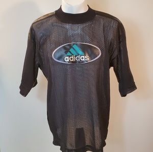 [Adidas] Men's Short Sleeves Mesh Top Size Large